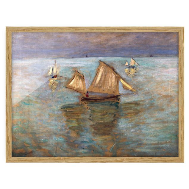 Obrazy ryby Claude Monet - Łodzie rybackie