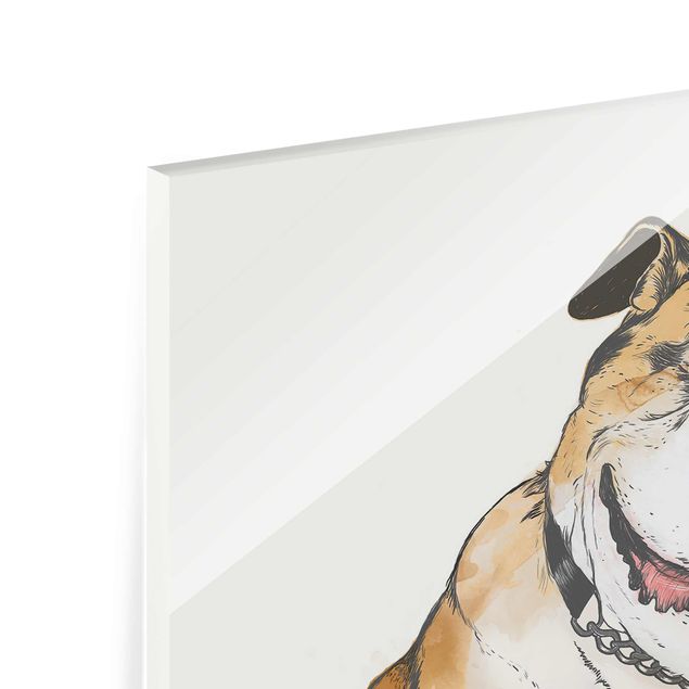 Nowoczesne obrazy ilustracja pies buldog obraz