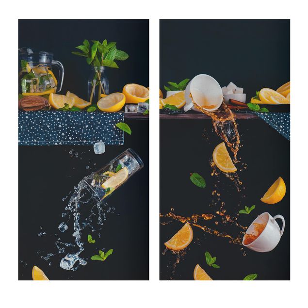 Obrazy drukowane na płótnie Citrus Splash