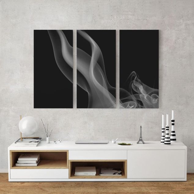 Obrazy do salonu nowoczesne Srebrny dym