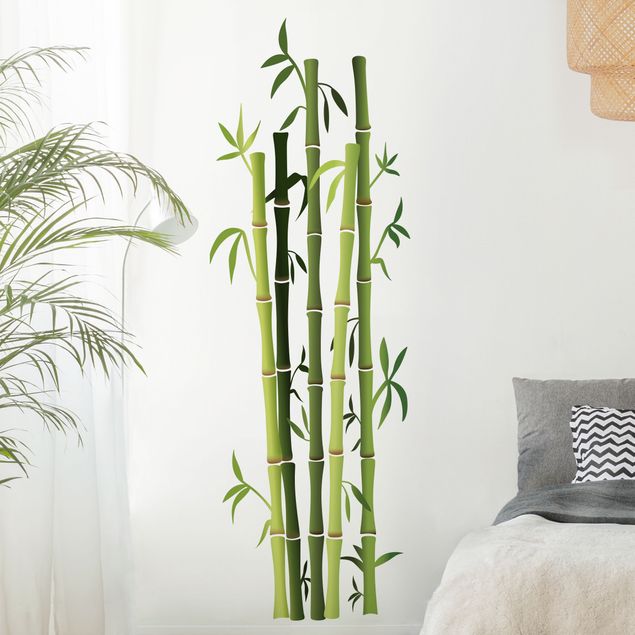 Naklejki na ścianę bambus Krzew bambusowy