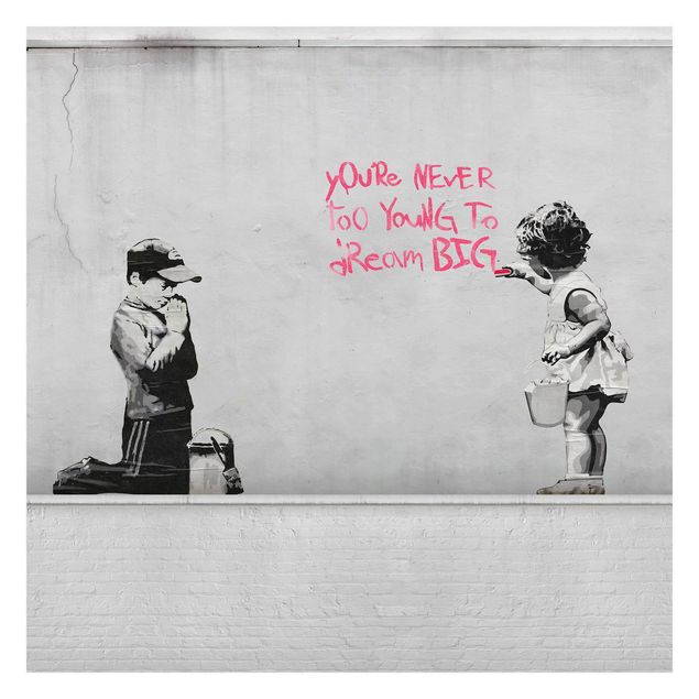 Fototapeta - Dream Big - Brandalised ft. Graffiti by Banksy