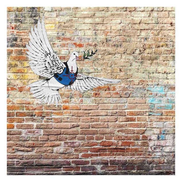 Fototapeta - Dove Of Peace - Brandalised ft. graffiti by Banksy