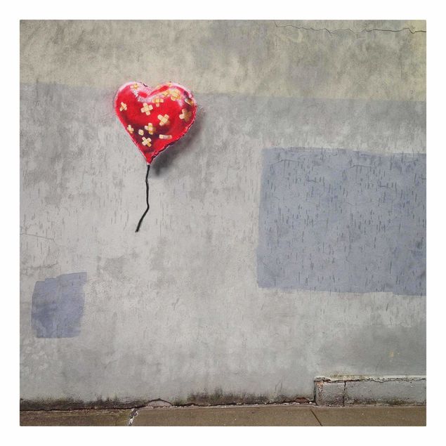 Obrazy na ścianę Banksy - Heart Balloon With Plasters