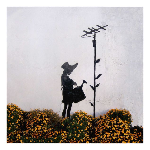 Obrazy Banksy - Girl With Watering can