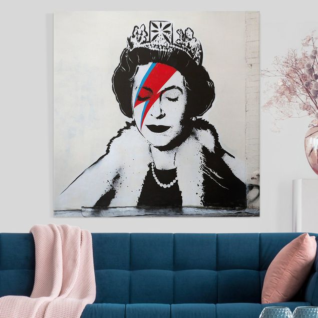 Obrazy do salonu nowoczesne Banksy - Lizzie Stardust