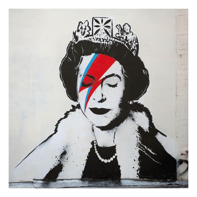 Obraz na płótnie czarno biały Banksy - Lizzie Stardust