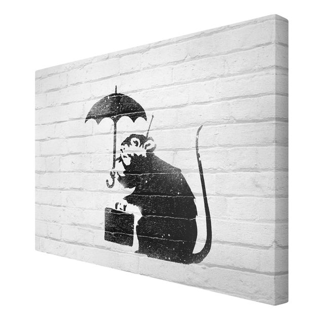 Obrazy na ścianę Banksy - Rat With Umbrella
