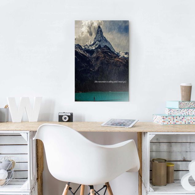 Obrazy na szkle portret Krajobrazy liryczne - Góry