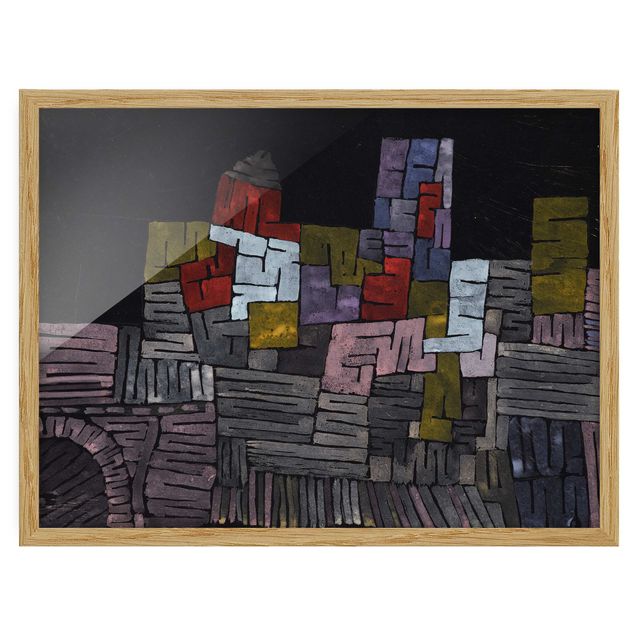 Obrazy w ramie do łazienki Paul Klee - Stara ściana