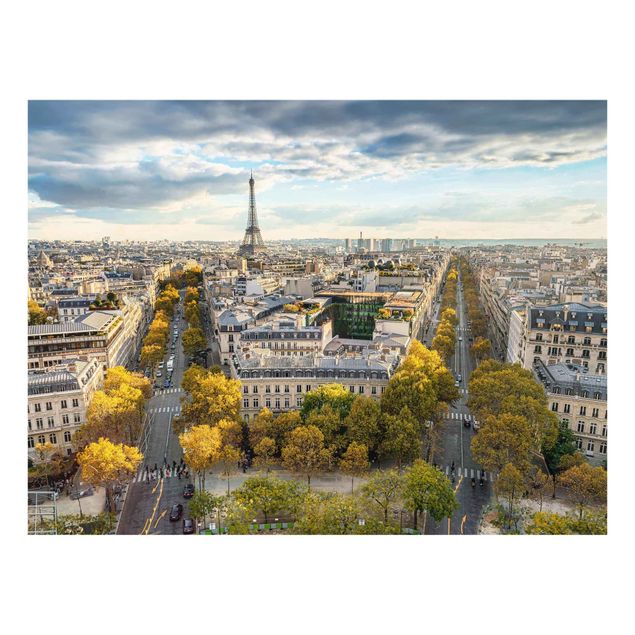 Obrazy na szkle poziomy Miły dzień w Paryżu
