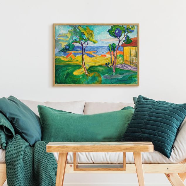 Obrazy w ramie artystyczne Edvard Munch - Ogród