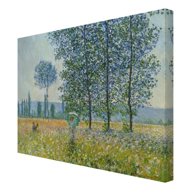 Obrazy krajobraz Claude Monet - Pola na wiosnę
