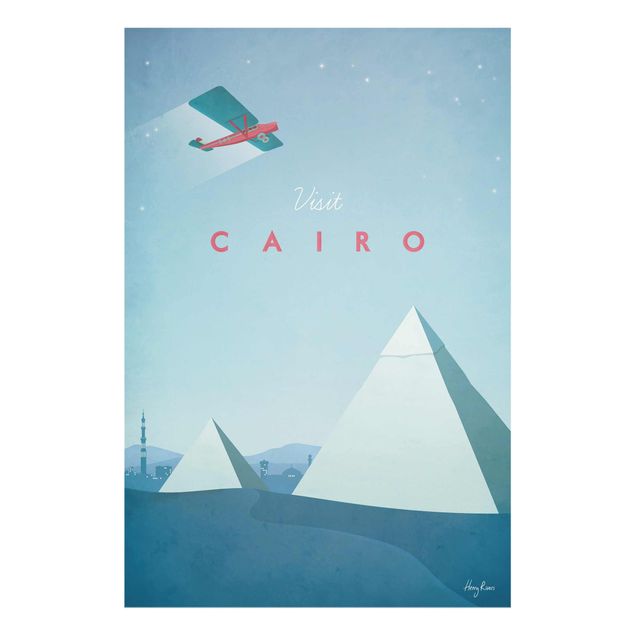 Vintage obrazy Plakat podróżniczy - Kair