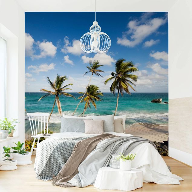 Niebieska tapeta Plaża na Barbadosie