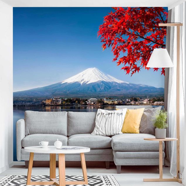 Fototapety góry Góra Fuji jesienią