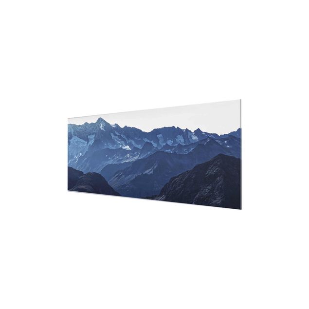 Nowoczesne obrazy Panorama błękitnych gór