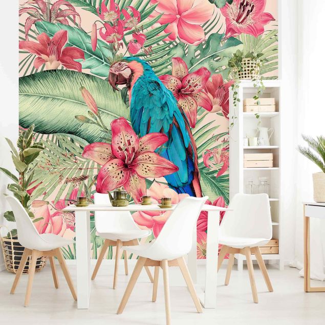 Andrea Haase obrazy  Kwiatowy Raj Papuga tropikalna