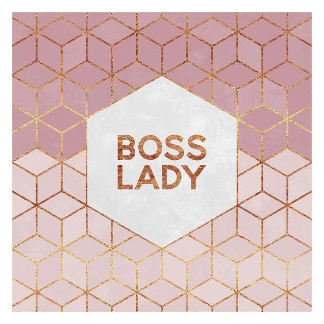 Tapety na ściany Boss Lady Hexagons Pink