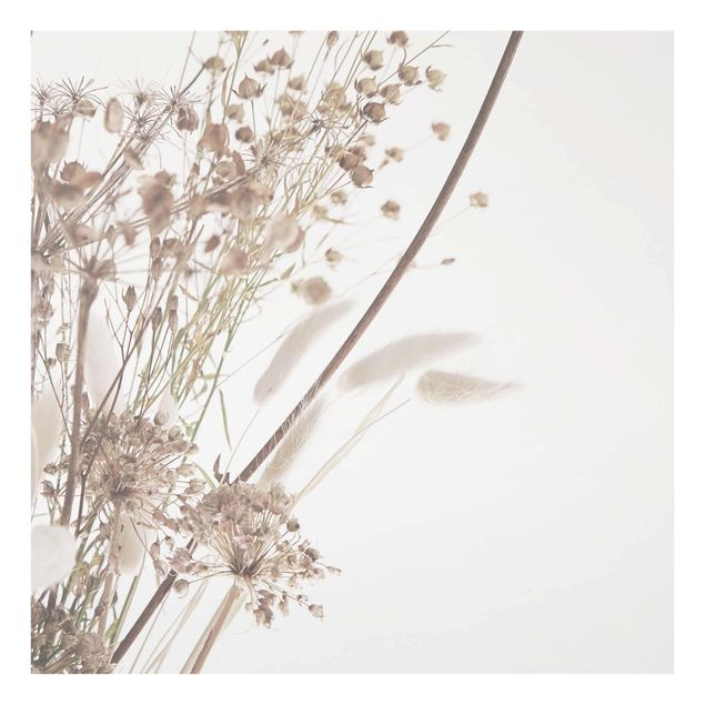 Obrazy z motywem kwiatowym Bukiet z traw ozdobnych i kwiatów