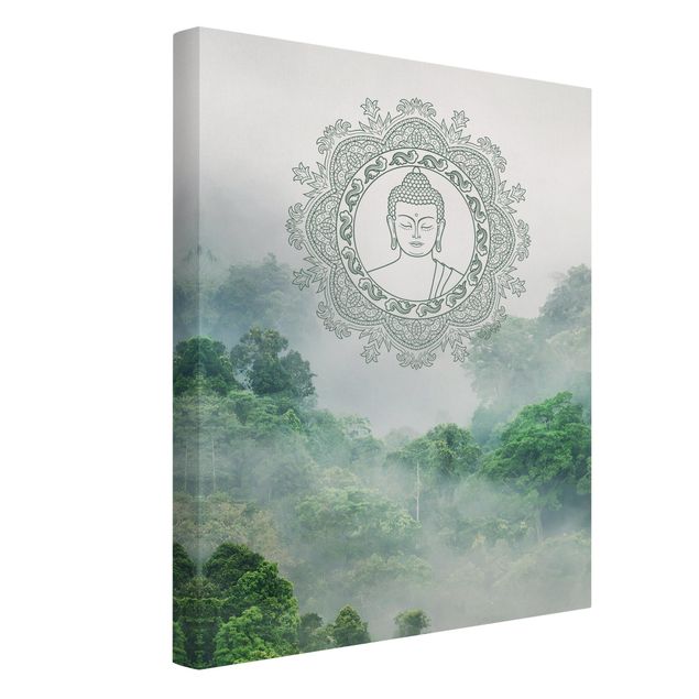 Obrazy do salonu Budda Mandala we mgle