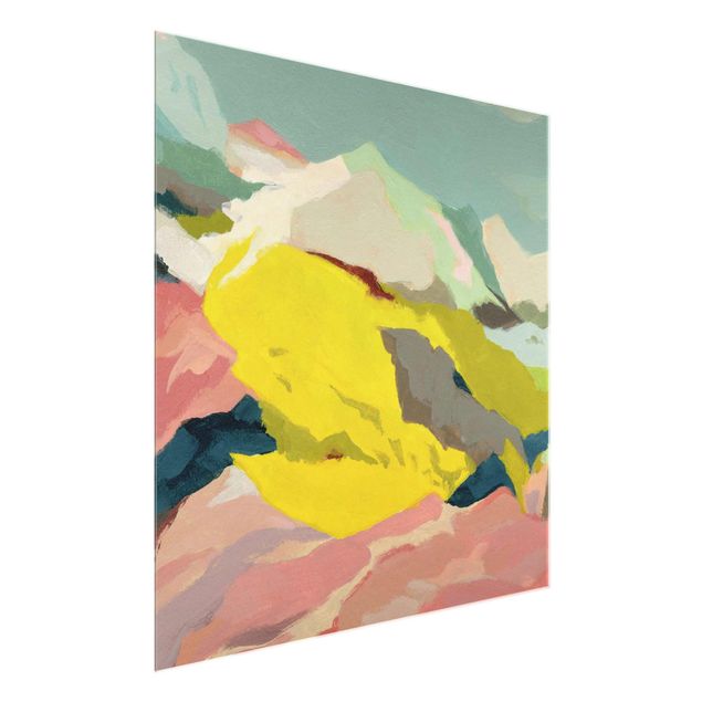 Obrazy na szkle abstrakcja Kolorowe Wybrzeże Cukrowe
