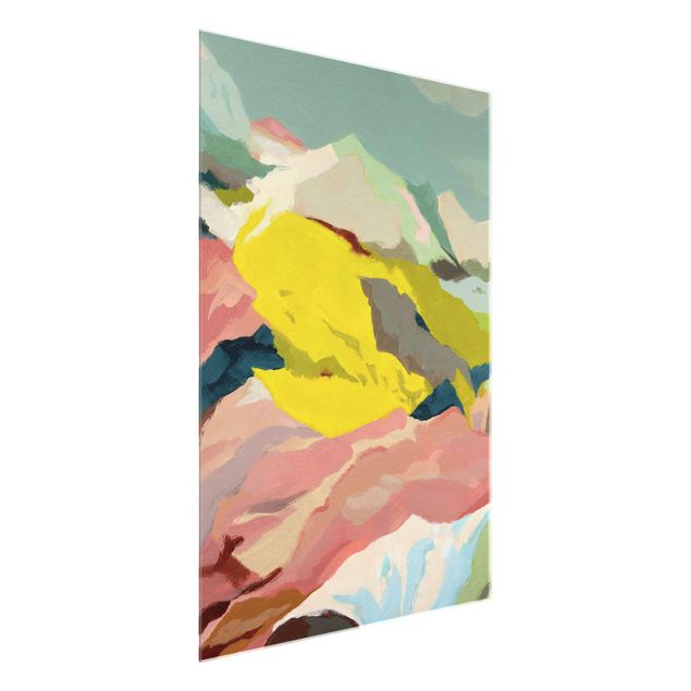 Obrazy na szkle abstrakcja Kolorowe Wybrzeże Cukrowe