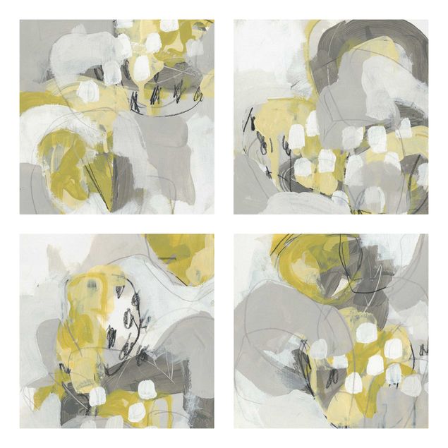 Obrazy nowoczesny Zestaw II "Cytryny we mgle