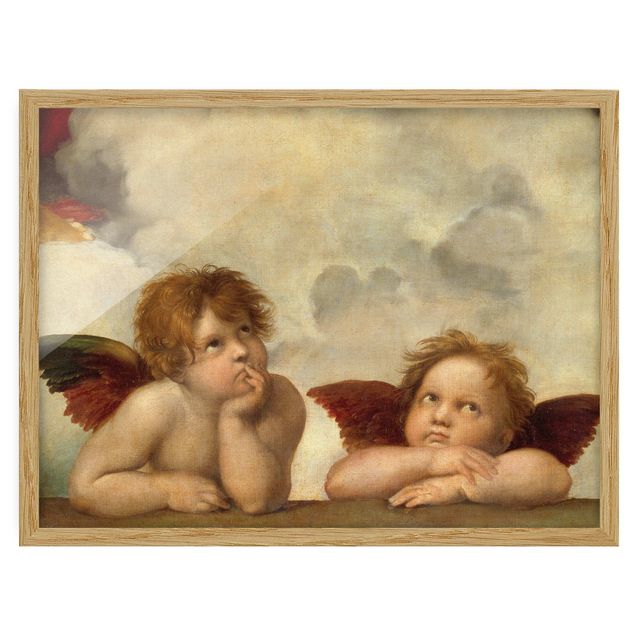 Obrazy w ramie do korytarzu Raffael - Dwa anioły