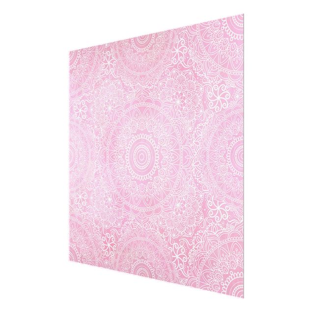 Różowy obraz Wzór Mandala Pink