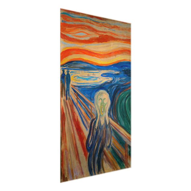 Obrazy na szkle portret Edvard Munch - Krzyk