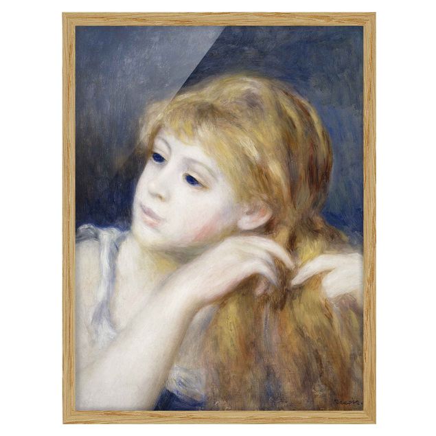 Obrazy w ramie do korytarzu Auguste Renoir - Głowa dziewczynki