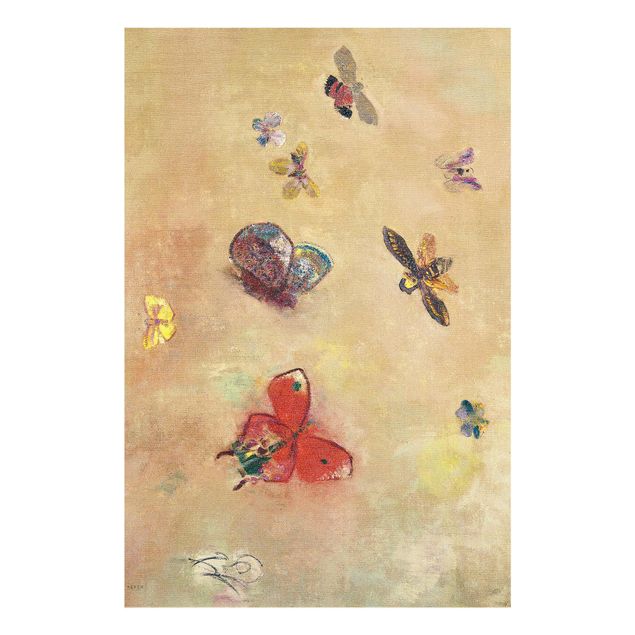Motyl obraz Odilon Redon - Kolorowe motyle