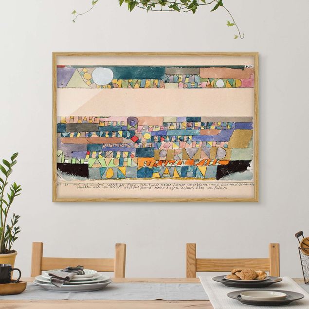 Dekoracja do kuchni Paul Klee - Księżyc