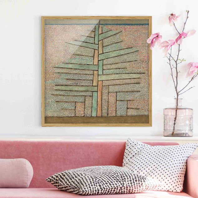 Obrazy w ramie artystyczny Paul Klee - Drzewo sosnowe