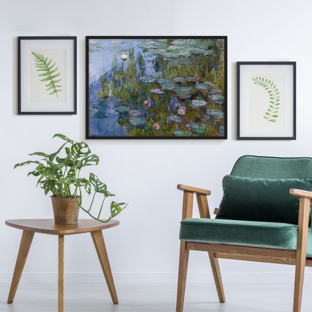 Obrazy w ramie artystyczne Claude Monet - Lilie wodne (Nympheas)
