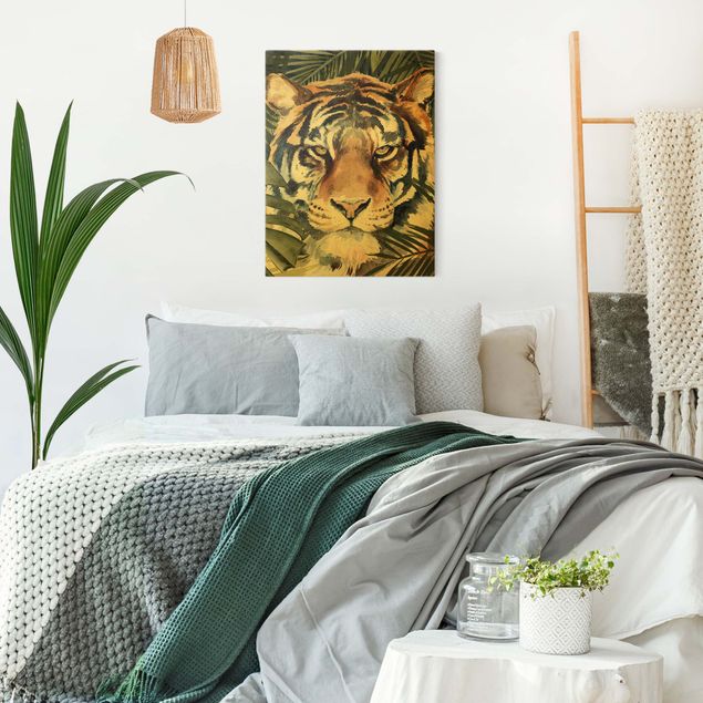 Nowoczesne obrazy Tygrys w dżungli