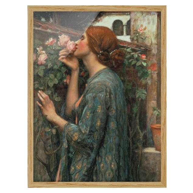 Obrazy w ramie do łazienki John William Waterhouse - Dusza róży