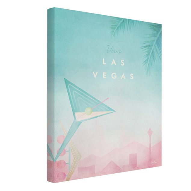 Vintage obrazy Plakat podróżniczy - Viva Las Vegas