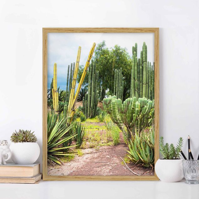 Dekoracja do kuchni Krajobraz z kaktusami
