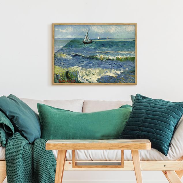 Obrazy w ramie artystyczny Vincent van Gogh - Pejzaż morski