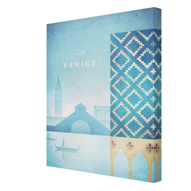 Retro obrazy Plakat podróżniczy - Wenecja