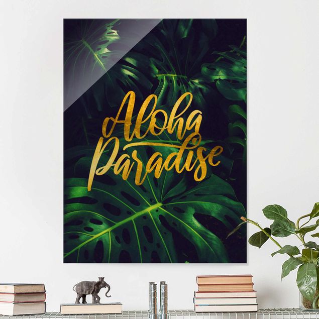 Obrazy z motywem kwiatowym Jungle - Aloha Paradise