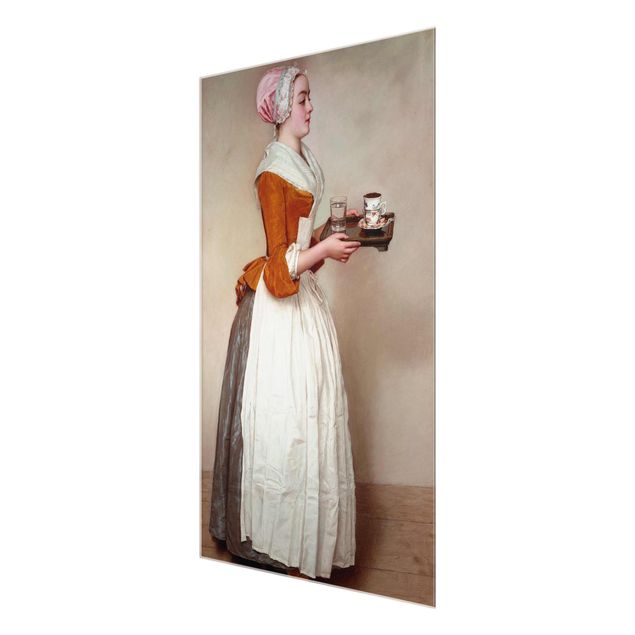 Obrazy do salonu Jean Etienne Liotard - Dziewczyna z czekolady