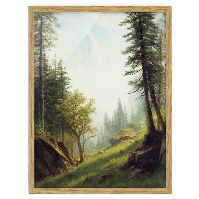 Obrazy w ramie do korytarzu Albert Bierstadt - W Alpach Berneńskich