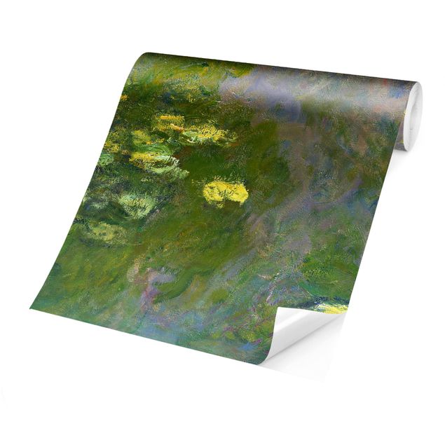 Tapeta w kwiaty Claude Monet - Zielone lilie wodne