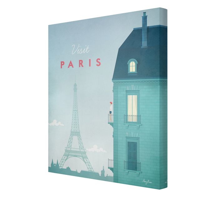 Obrazy na płótnie Paryż Plakat podróżniczy - Paryż