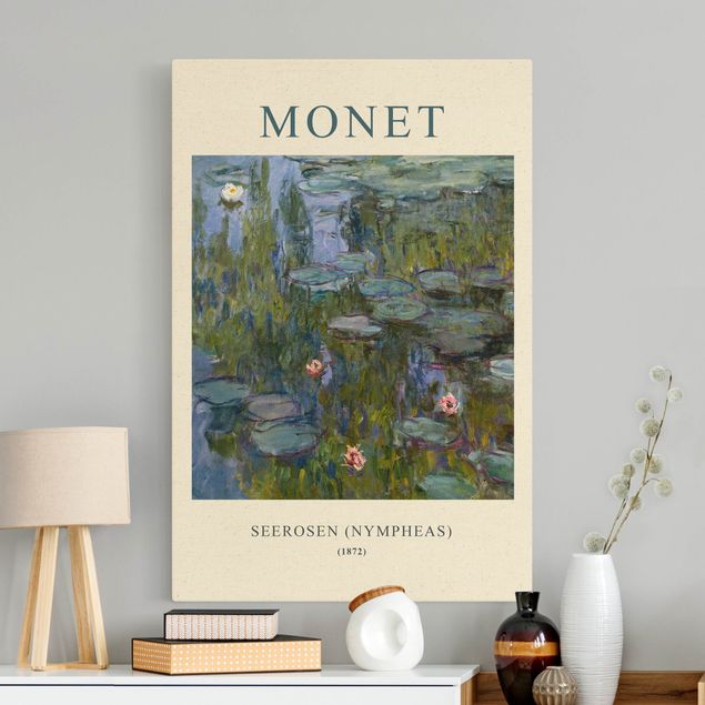 Obrazy na płótnie róże Claude Monet - Lilie wodne (Nympheas) - edycja muzealna