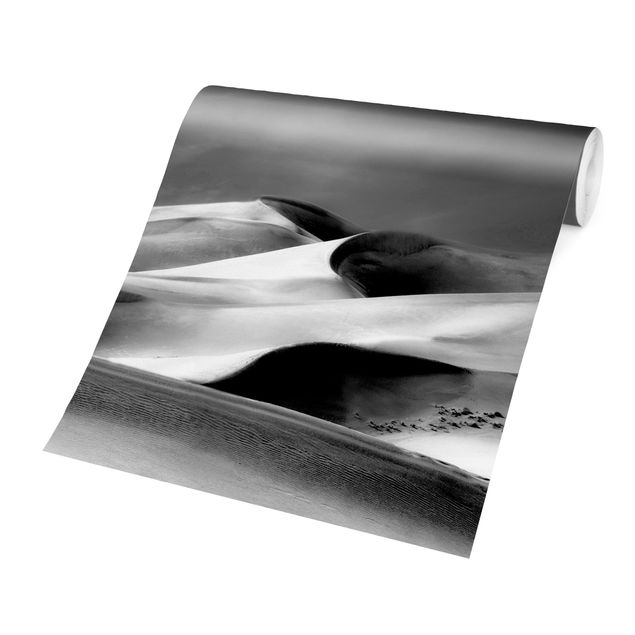 Tapeta ścienna Colorado Dunes czarno-biały