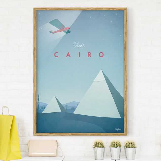Dekoracja do kuchni Plakat podróżniczy - Kair